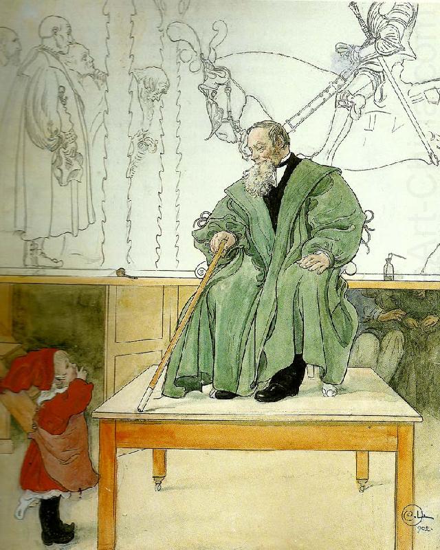 farfar och esbjorn, Carl Larsson